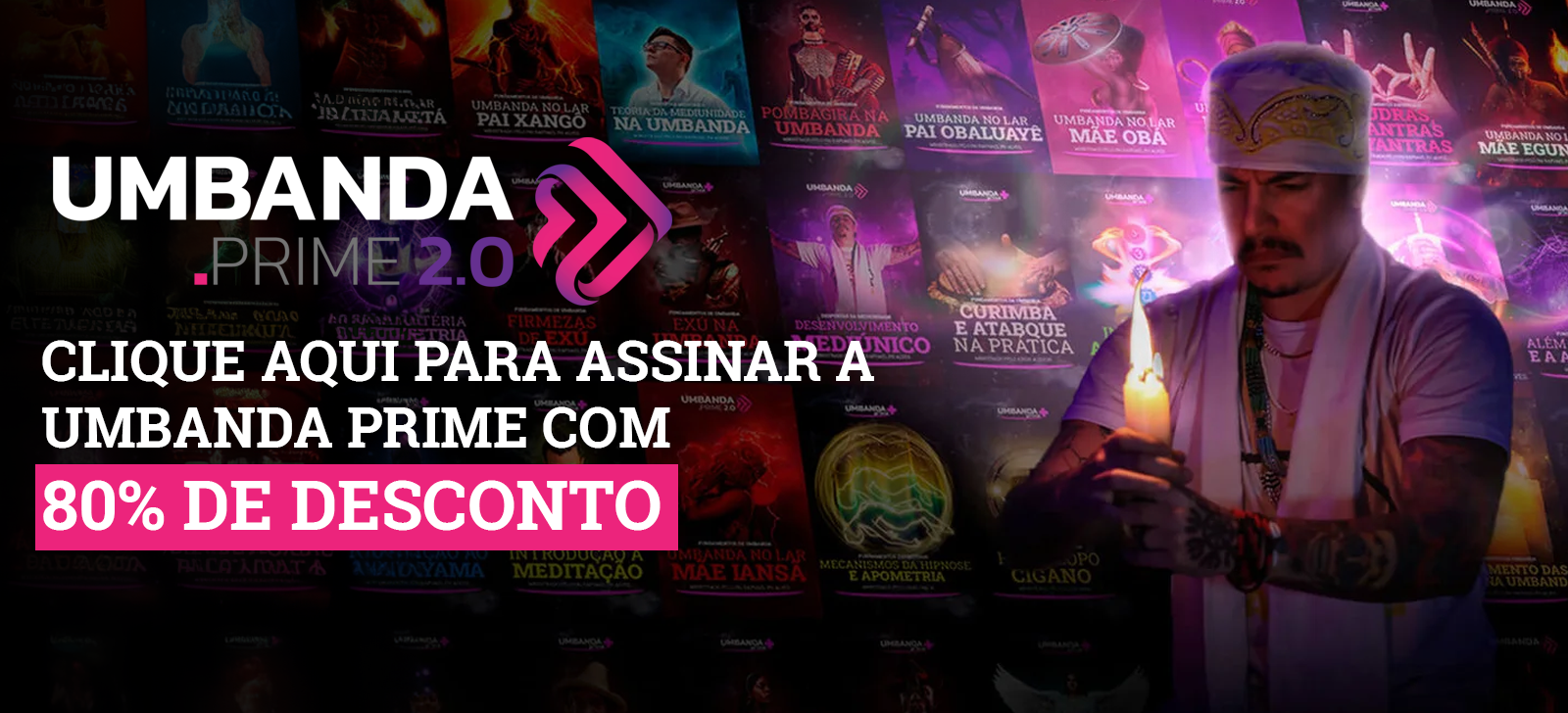 a man in a white shirt and a candle in front of a wall with a